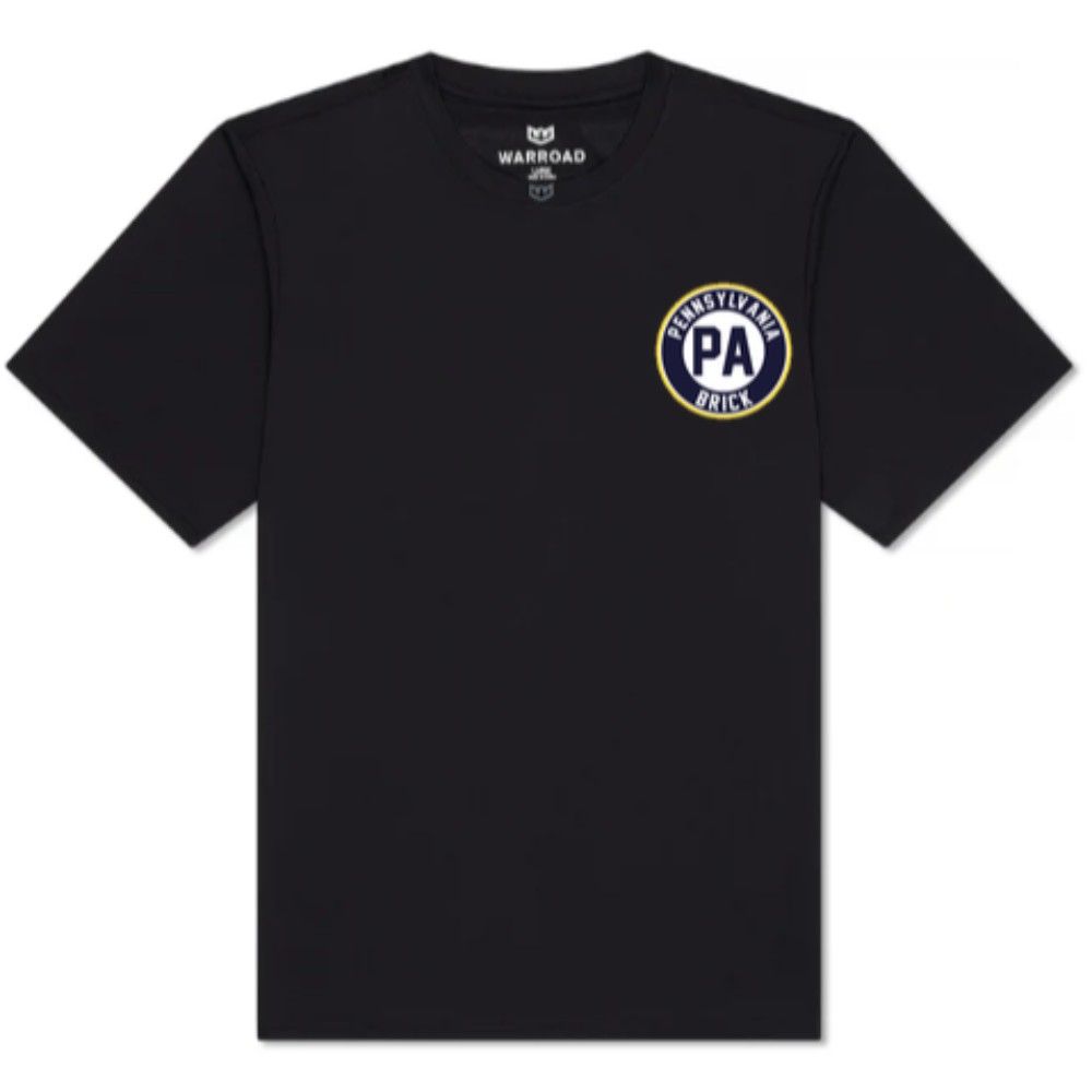 Spring 2026 - Team Pennsylvania Brick - Customized Youth Prospect Tech Tee - Black (Warroad Brand)